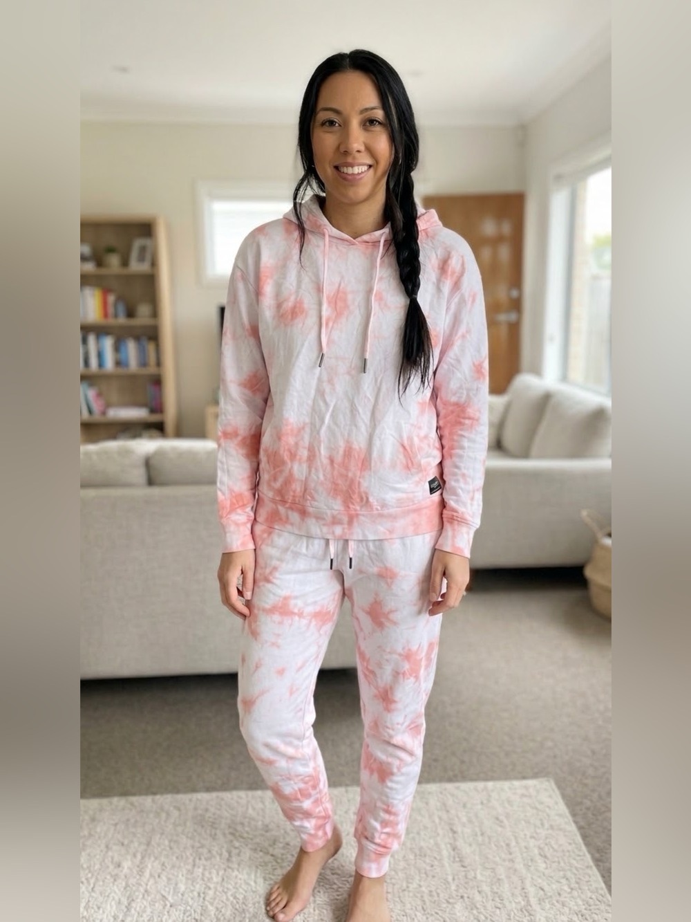 NWT Silver Jeans Co. Pink Tie-Dye Joggers - Size S (Matching Hoodie Available)